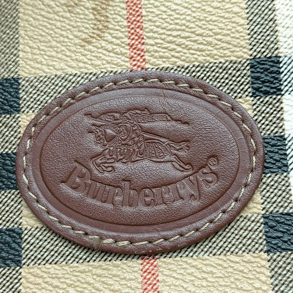 Burberrys Boston Bag Browns PVC - Picture 7 of 9